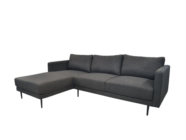 Colțar ne-extensibil Era Stanga Dark-Grey