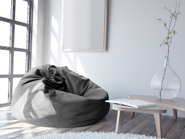 Fotoliu puf Bean Bag Dark Grey