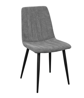 Scaun DC-90 BGF166-4 Dark Grey Velvet+Black Legs