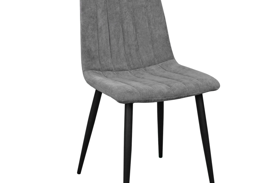 Scaun DC-90 BGF166-4 Dark Grey Velvet+Black Legs