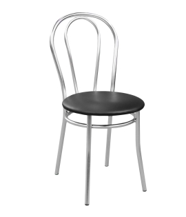 Scaun Tulipan Black V-4