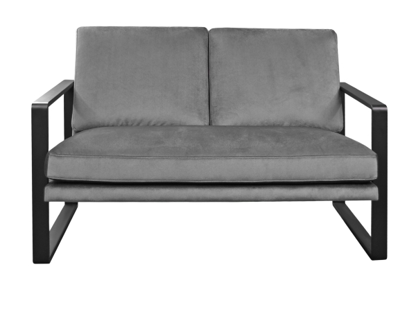 Canapea York Pu Grey (133 cm)