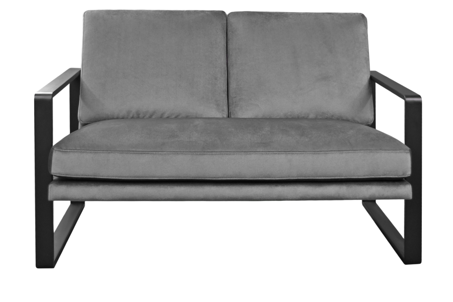 Canapea York Pu Grey (133 cm)