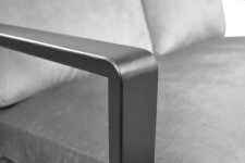 Canapea York Pu Grey (133 cm)