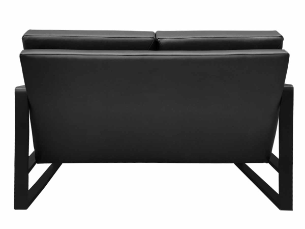 Canapea York Pu Black (133 cm)