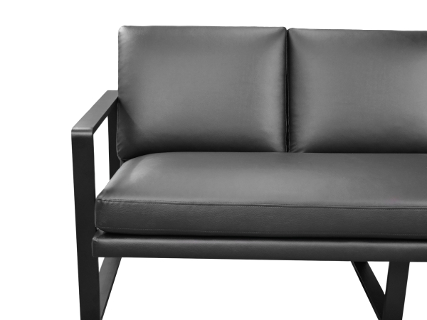 Canapeaua York 3 Pu Black