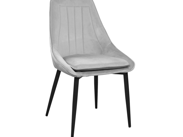 Scaun FLORIDA Light Grey (HLR14) Catifea