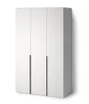 Шкаф HARDY 1350, 3 Двери, Корпус Белый / Фасад Белый Матовый