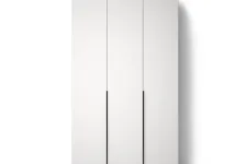 Шкаф HARDY 1350, 3 Двери, Корпус Белый / Фасад Белый Матовый