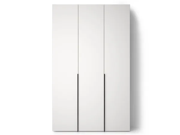 Dulap HARDY 1350, 3 Uși, Corp Alb / Fațadă Alb Mat