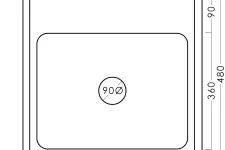 Chiuvetă inox 48 х 48 cm