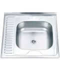 Chiuvetă inox 60 х 60 cm 0,4 EPL