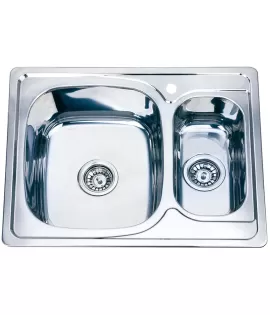 Chiuvetă inox 63 х 50 / 15 cm 0,8 EPL