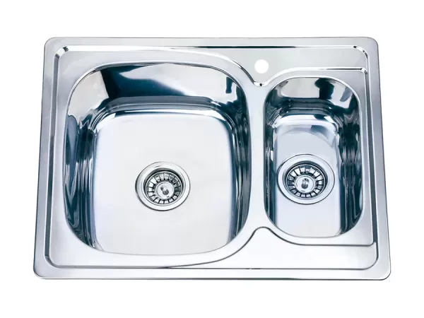 Chiuvetă inox 63 х 50 / 15 cm 0,8 EPL