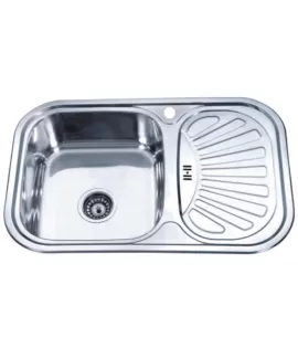 Chiuvetă inox 75 х 49 cm 0,6 EPL