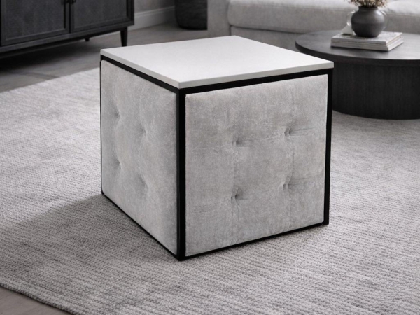 Set modern 6 în 1 – măsuță + 5 scăunele