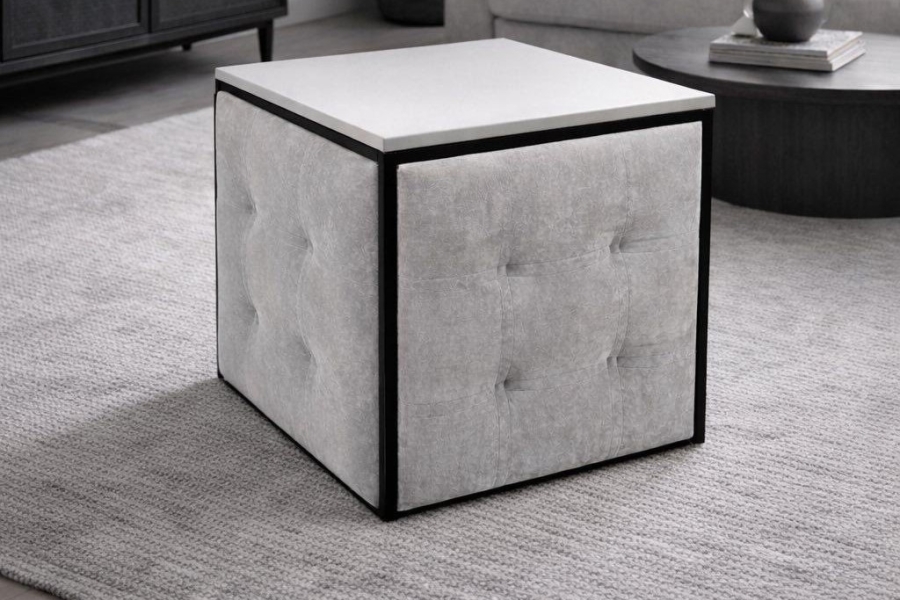 Set modern 6 în 1 – măsuță + 5 scăunele