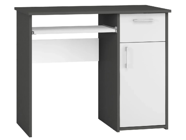 Masa birou Maja 0,9m Graphite/White