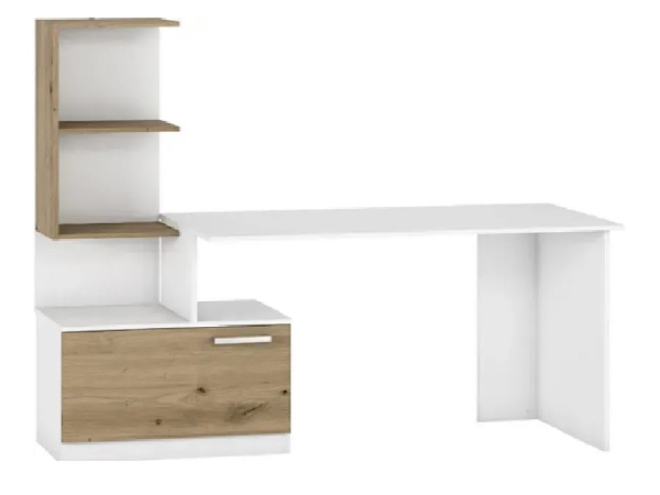 Masa de birou Table 1 – Sonoma/Alb