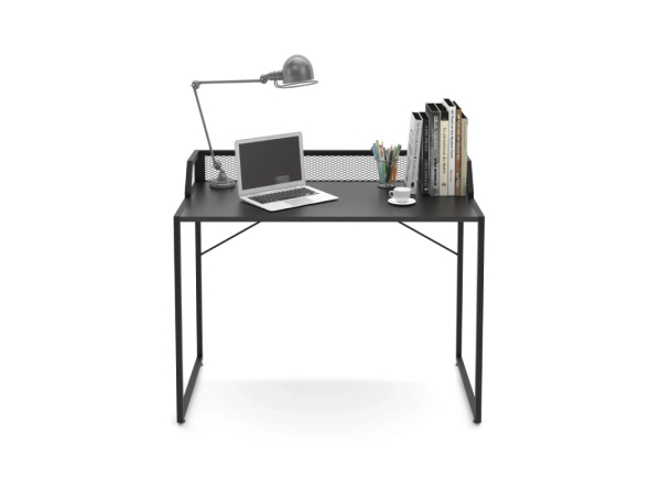 Masa birou Mela Anthracite / Black