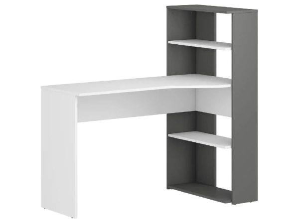 Masa birou Teddy  Alb / Grafit