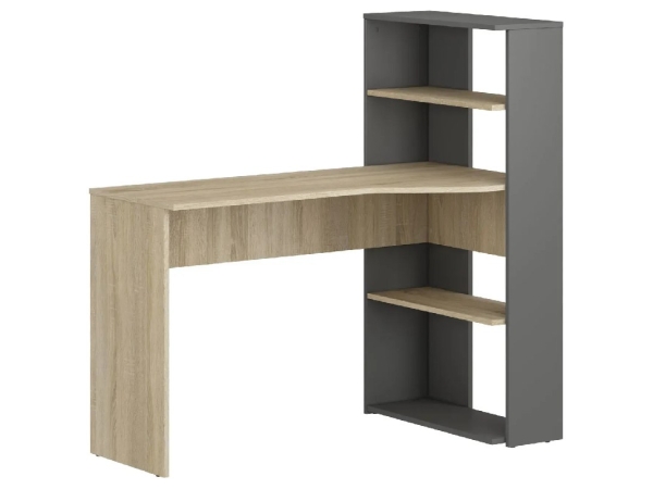 Masa birou Teddy Stejar Sonoma / Grafit