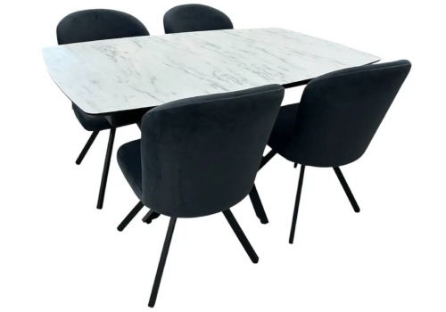 Setul de dining Filis+4 scaune Barka (Anka 23)