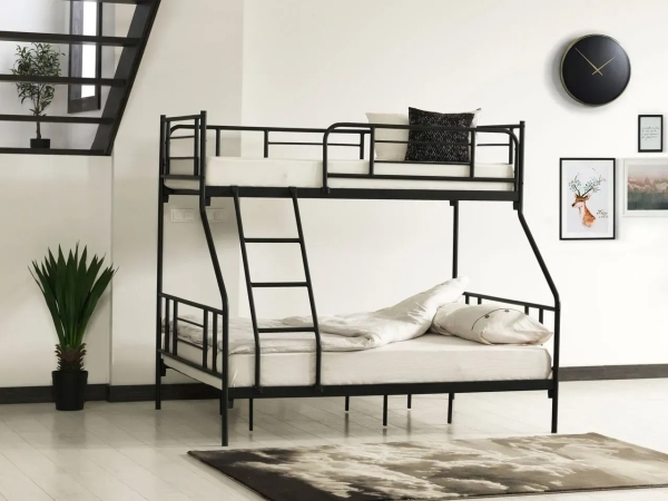 Pat 2 nivele Nova 0,9x2,0 + 1,4x2,0 negru