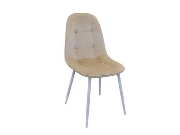 Scaun de Bucătărie 6155 Velour Ivory