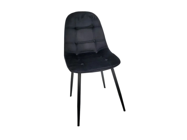 Scaun de Bucătărie 6155 Velour Black