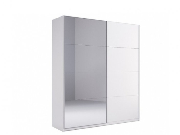 Шкаф-купе BELLA 2000 - Белый Глянец с зеркалом
