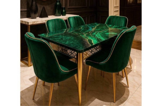 Set Masă cu 6 Scaune ALTIN GOLD