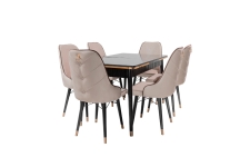 Set Masă cu 6 Scaune BELEK