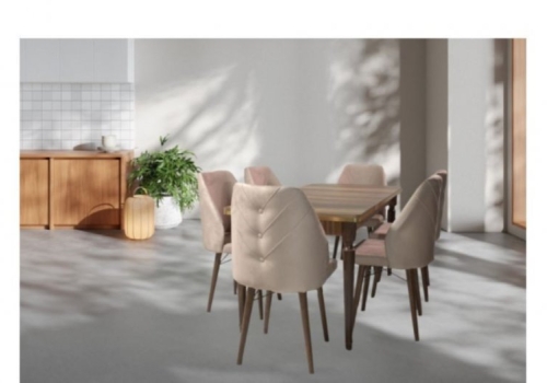 Set Masă cu 6 Scaune TORNA