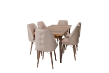 Set Masă cu 6 Scaune TORNA