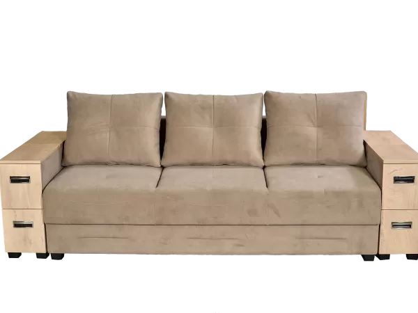 Canapea extensibilă London cu 4 sertare laterale