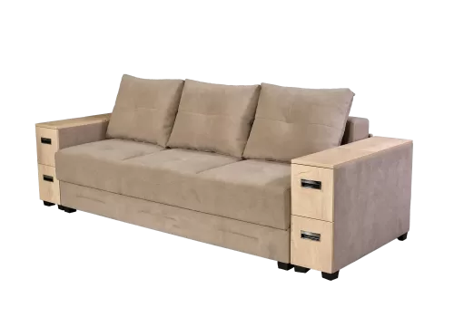 Canapea extensibilă London cu 4 sertare laterale