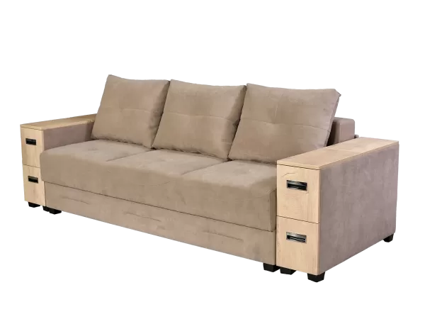 Canapea extensibilă London cu 4 sertare laterale