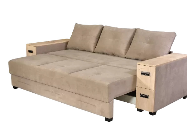 Canapea extensibilă London cu 4 sertare laterale