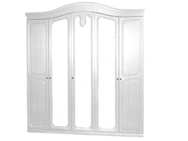 Dulap LUIZA (6 uși), Alb