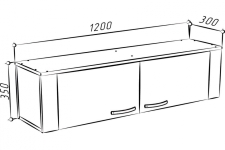 VEGA №7 7 Dulap de perete P2d