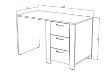 VEGA №15 Masă de birou