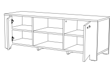 VEGA №13 Suport TV 2D