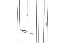 Vega №6 Dulap 2D Vitrina