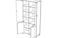 Vega № 14 Dulap pentru cărți