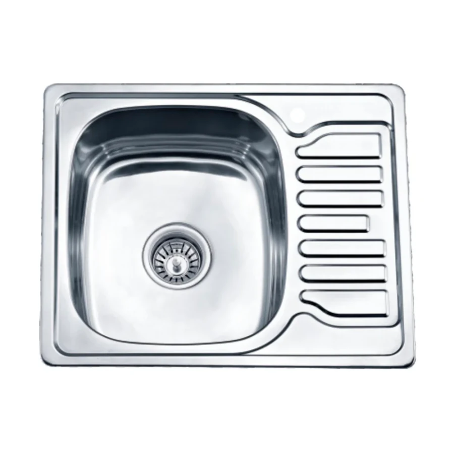 Chiuvetă inox 58 х 48 cm 0,8 mm RIF