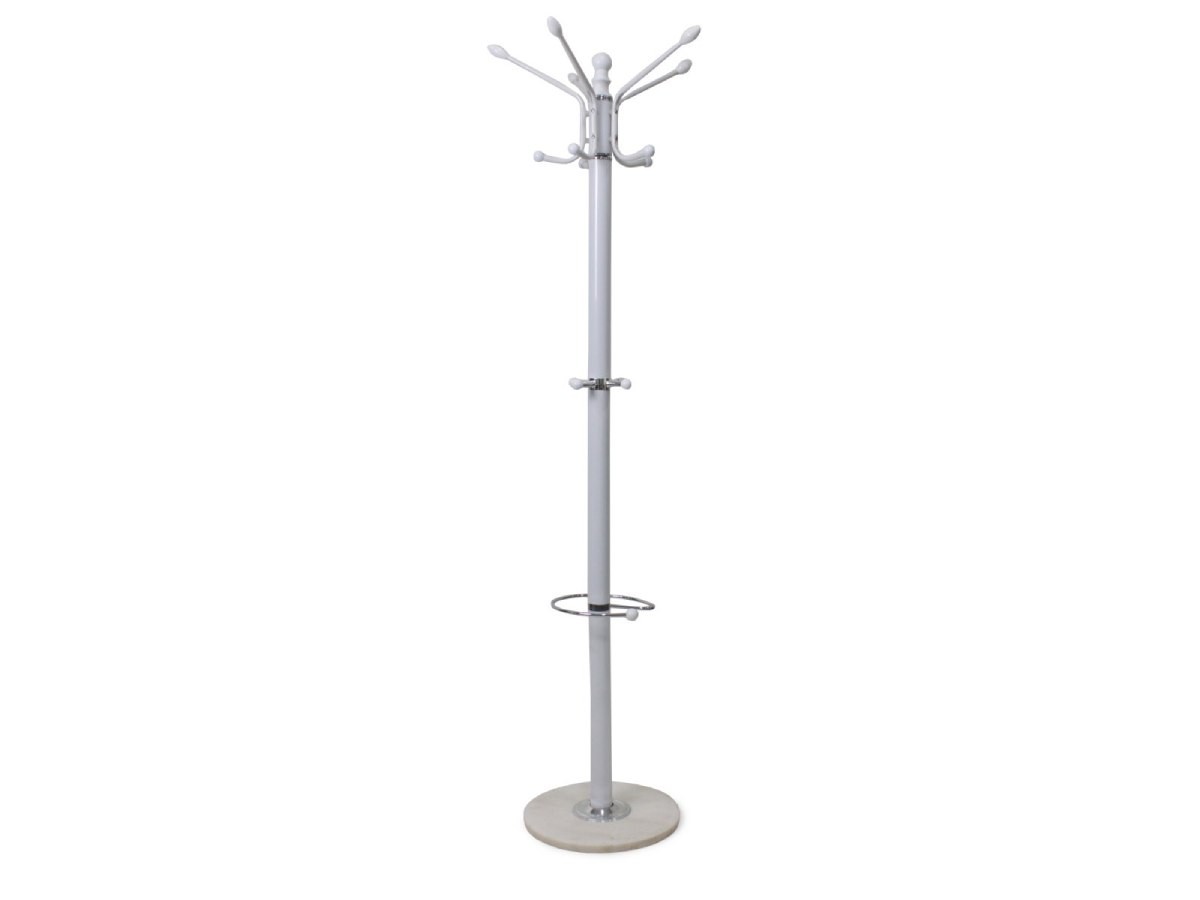 Cuier tip pom metalic pentru haine V-258 White