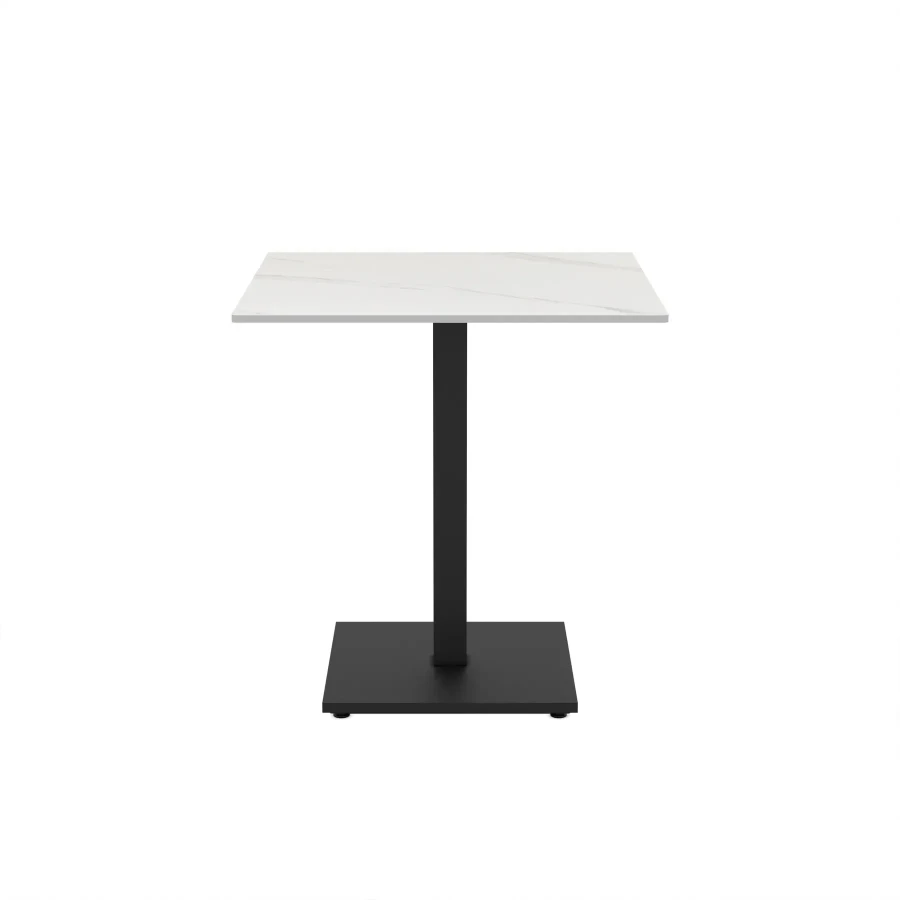 Masă fixă Elora 70x70 piatră sinterizată Calacatta