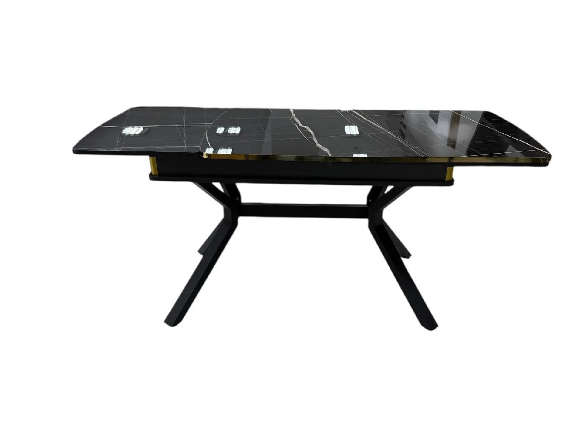 Masă extensibilă de dining Nova Royal Marble High Gloss 80x130/170