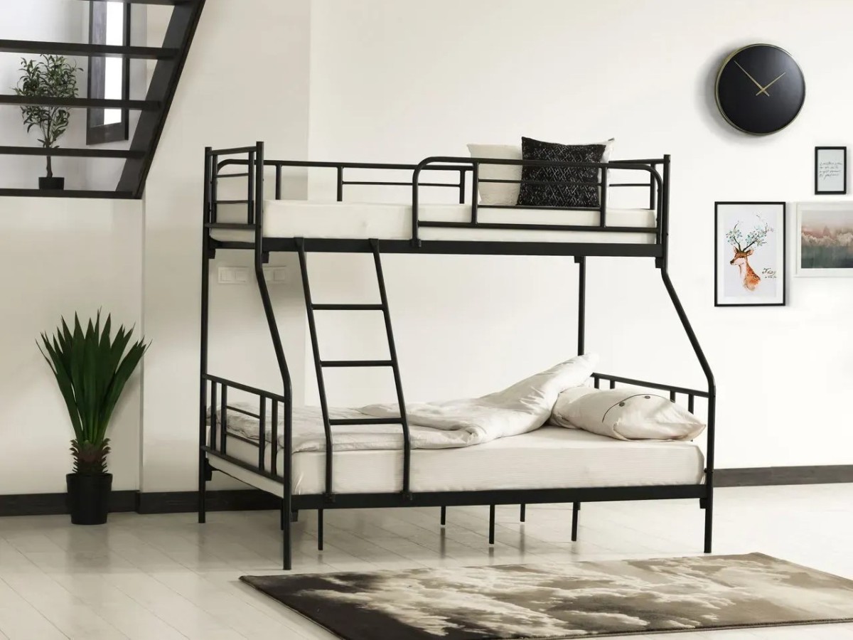 Pat 2 nivele Nova 0,9x2,0 + 1,4x2,0 negru